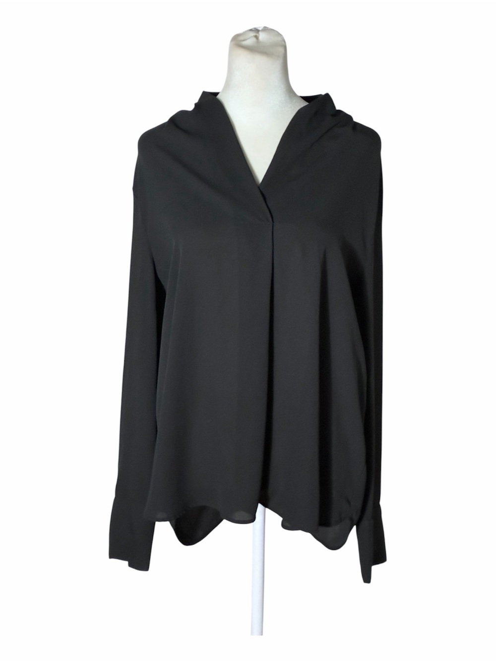 Pleione black long sleeve lightweight top Sz Large